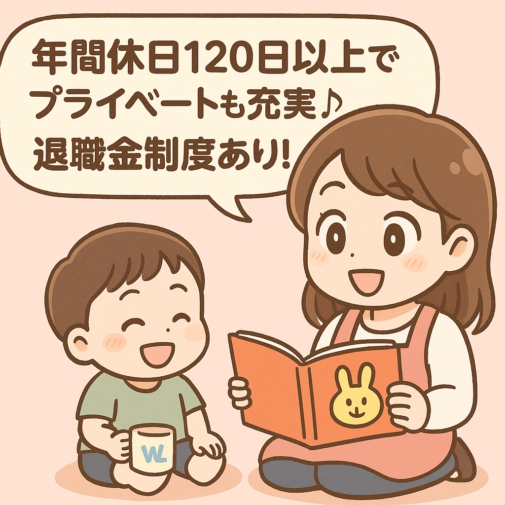 株式会社マミーズエンジェルの正社員 保育士 保育園求人イメージ